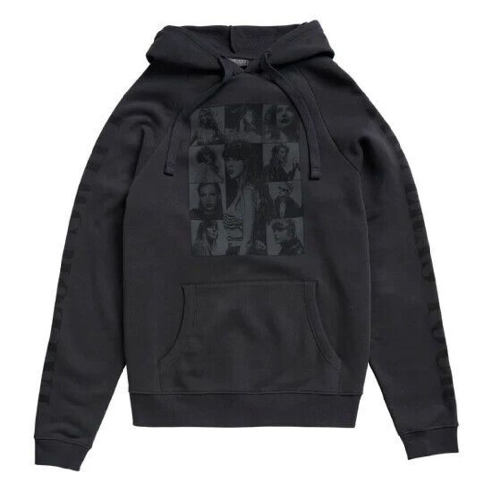 Official TAYLOR SWIFT The Eras Tour US Dates Black Oversized HOODIE XL Sealed
